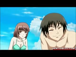 Bigboobs Japanese Hentai Coed marvelous Riding manhood