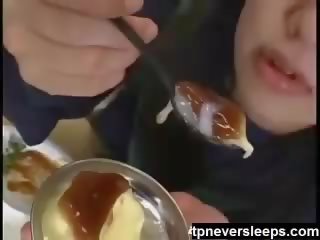 Warga jepun kekasih sperma dessert