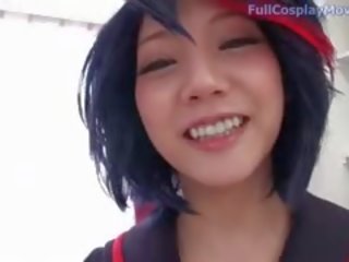 Ryuko matoi dari membunuh la membunuh berpakaian menyerupai karakter x rated klip mengisap penis