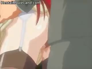 Seksi si rambut merah anime deity mendapat kecil faraj part4